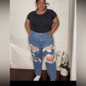 SHEIN mom jeans 4XL